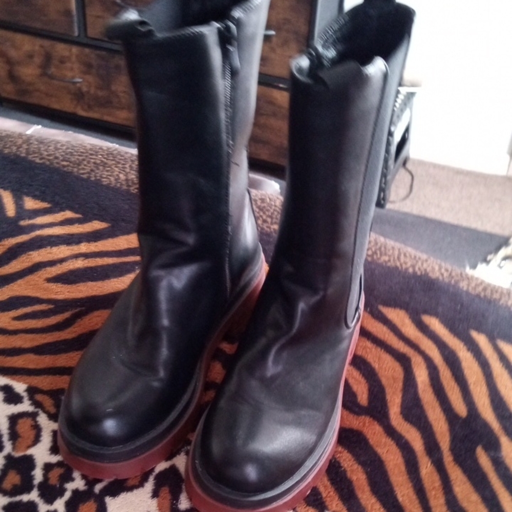Black Combat & Moto Boots